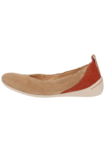 Think! Ballerinas Leder Nude - surf4shoes