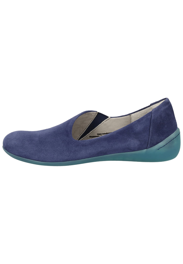 Think! Slipper Leder Blau - surf4shoes