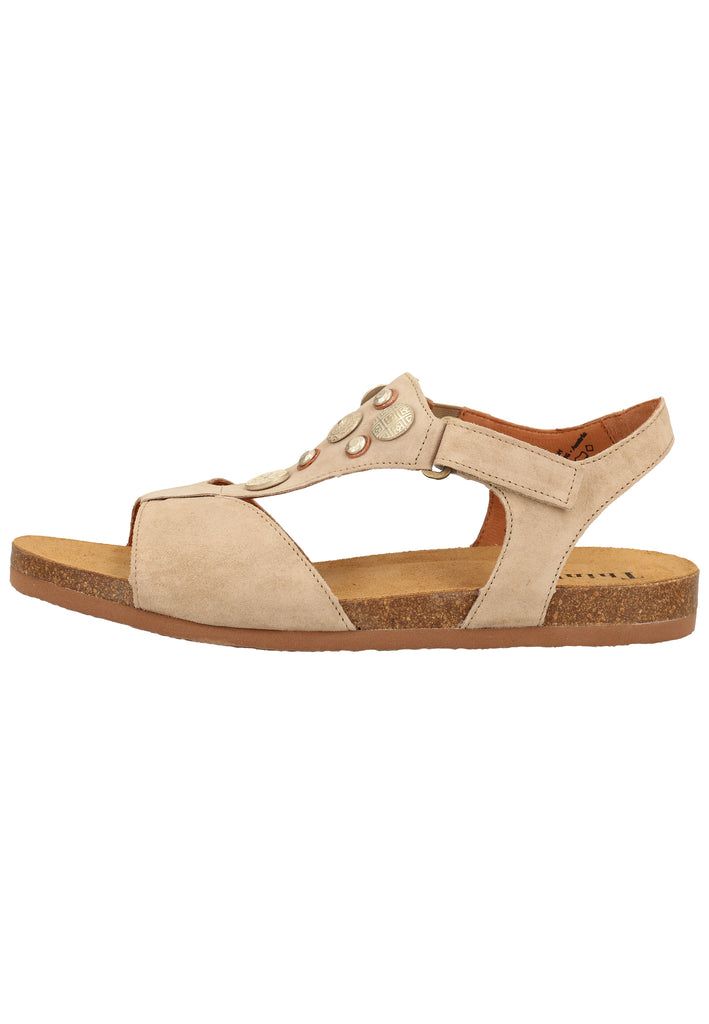Think! Sandalen Veloursleder Braun - surf4shoes
