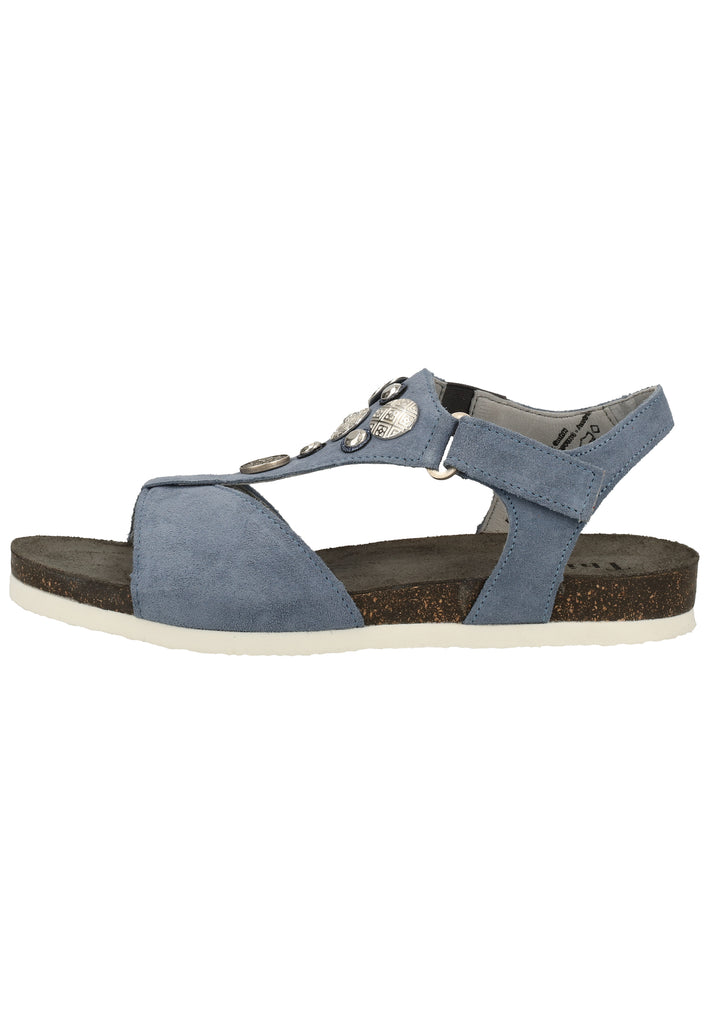 Think! Sandalen Veloursleder Denim - surf4shoes