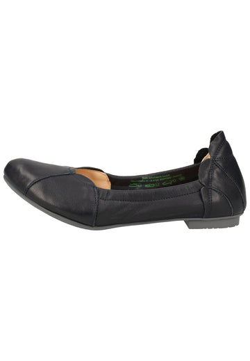Think! Ballerinas Leder Navy - surf4shoes