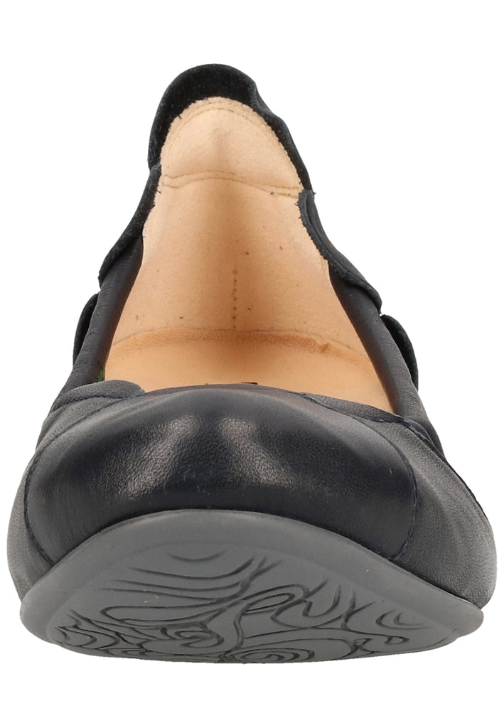Think! Ballerinas Leder Navy - surf4shoes