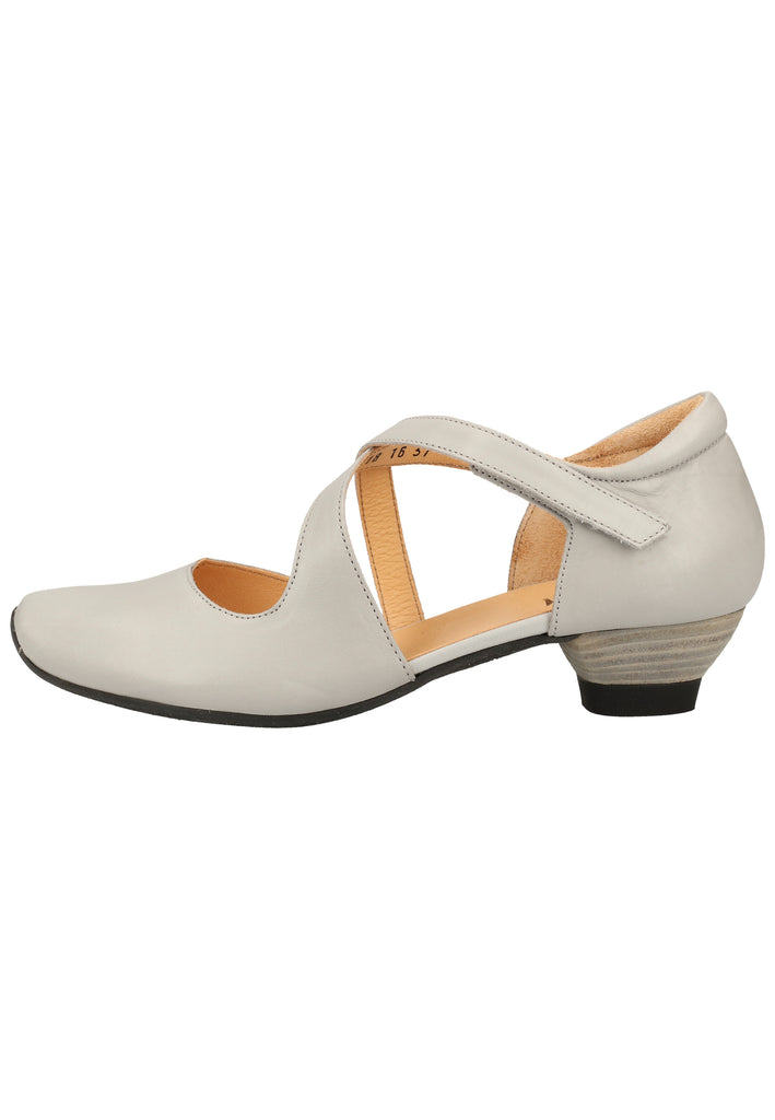 Think! Pumps Leder Grau - surf4shoes