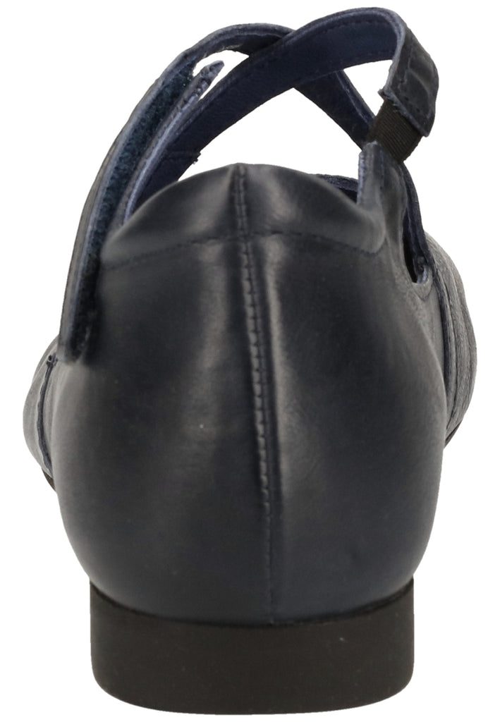 Think! Ballerinas Leder Navy - surf4shoes