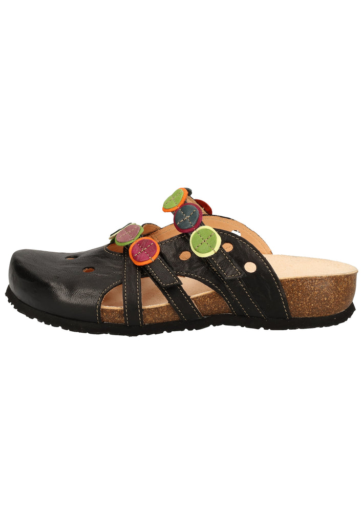 Think! Clogs Leder Multi - surf4shoes