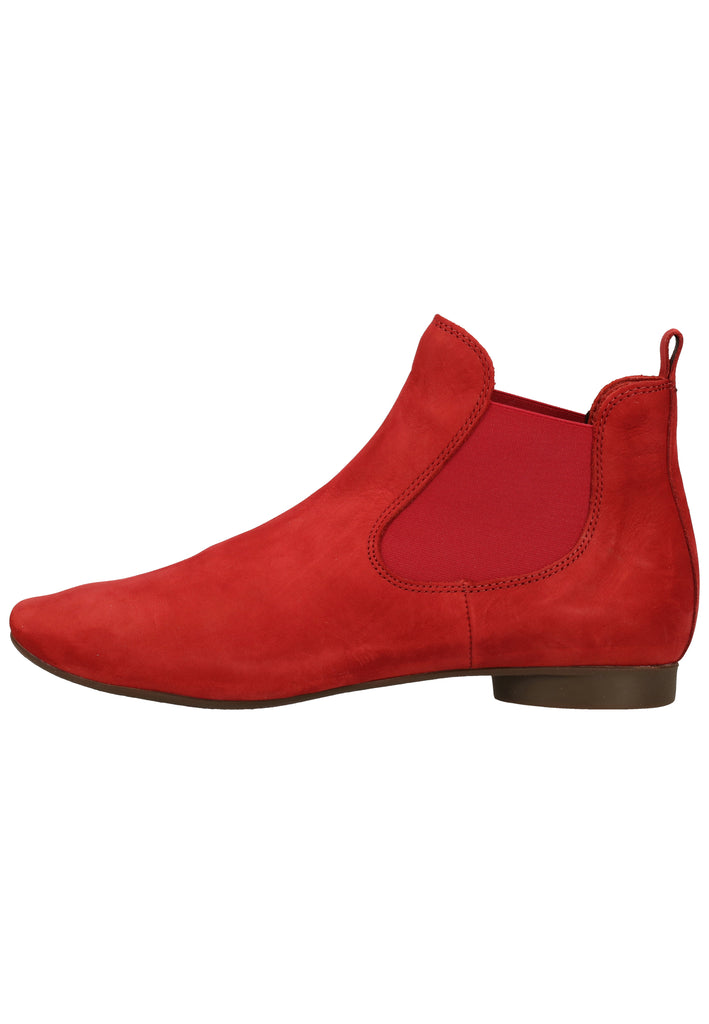 Think! Stiefelette Nubukleder/Textil Rot - surf4shoes