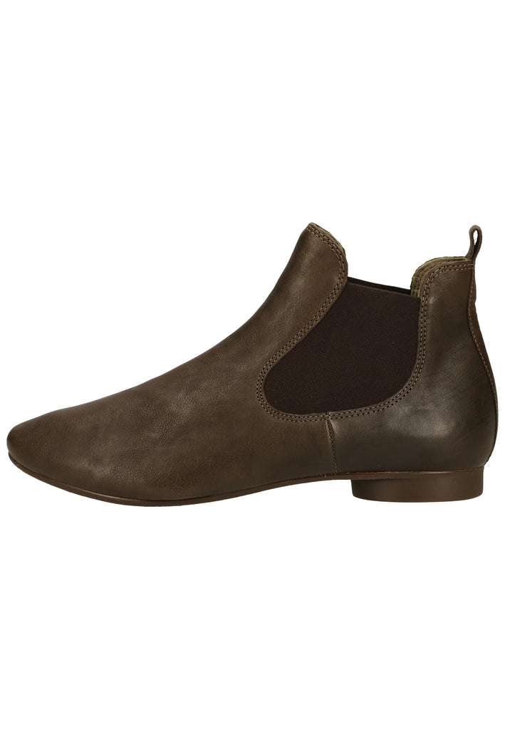 Think! Stiefelette Leder Oliv - surf4shoes