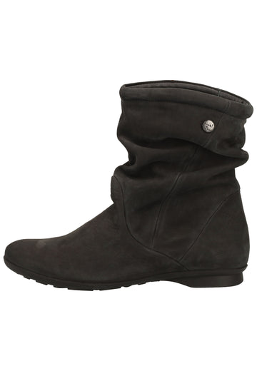 Think! Stiefelette Nubukleder Schwarz - surf4shoes