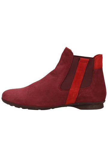 Think! Stiefelette Nubukleder Magenta - surf4shoes