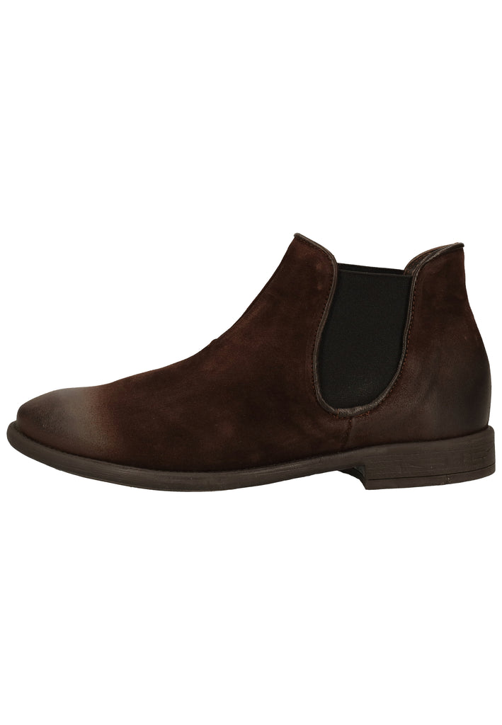 Think! Stiefelette Veloursleder/Textil Mocca - surf4shoes