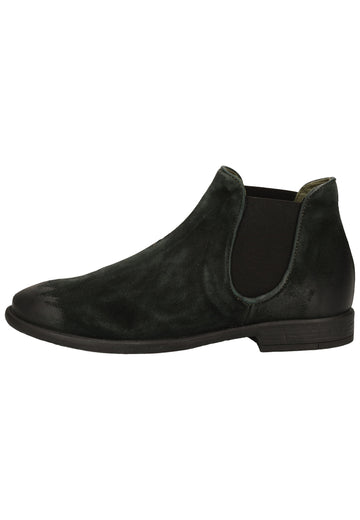 Think! Stiefelette Veloursleder/Textil Dunkelgrün - surf4shoes