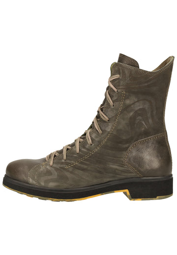 Think! Stiefelette Leder Schwarz/Grau - surf4shoes