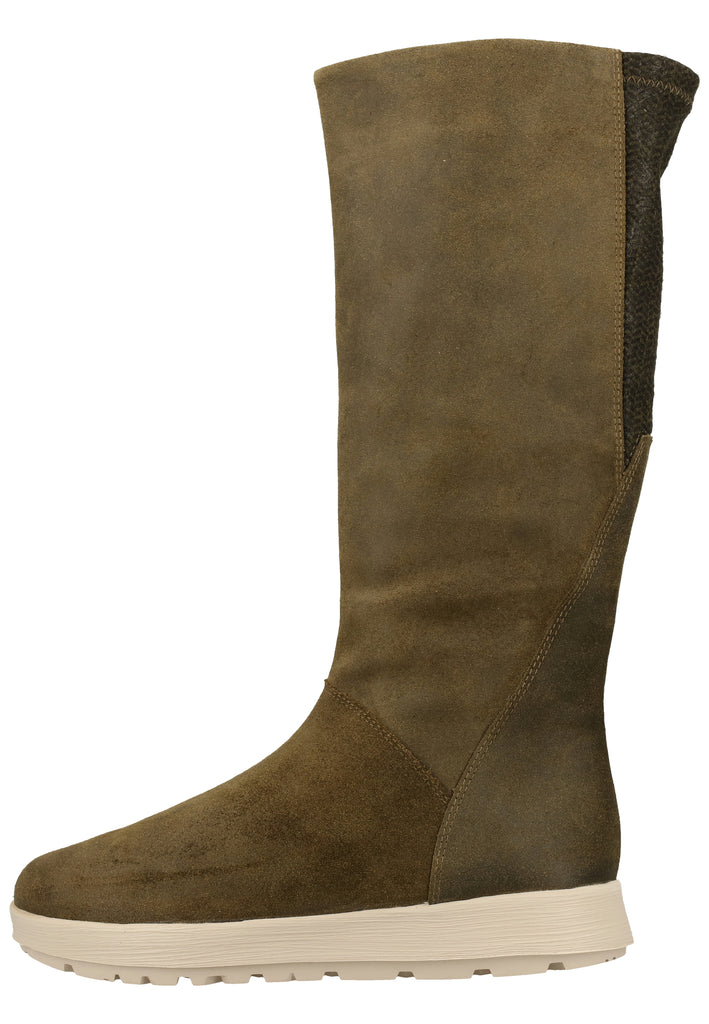 Think! Stiefel Veloursleder Grün Warmfutter - surf4shoes