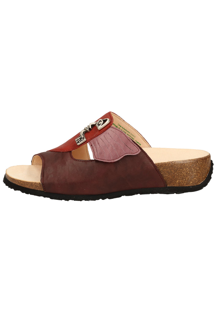 Think! Pantoletten Leder Chianti - surf4shoes