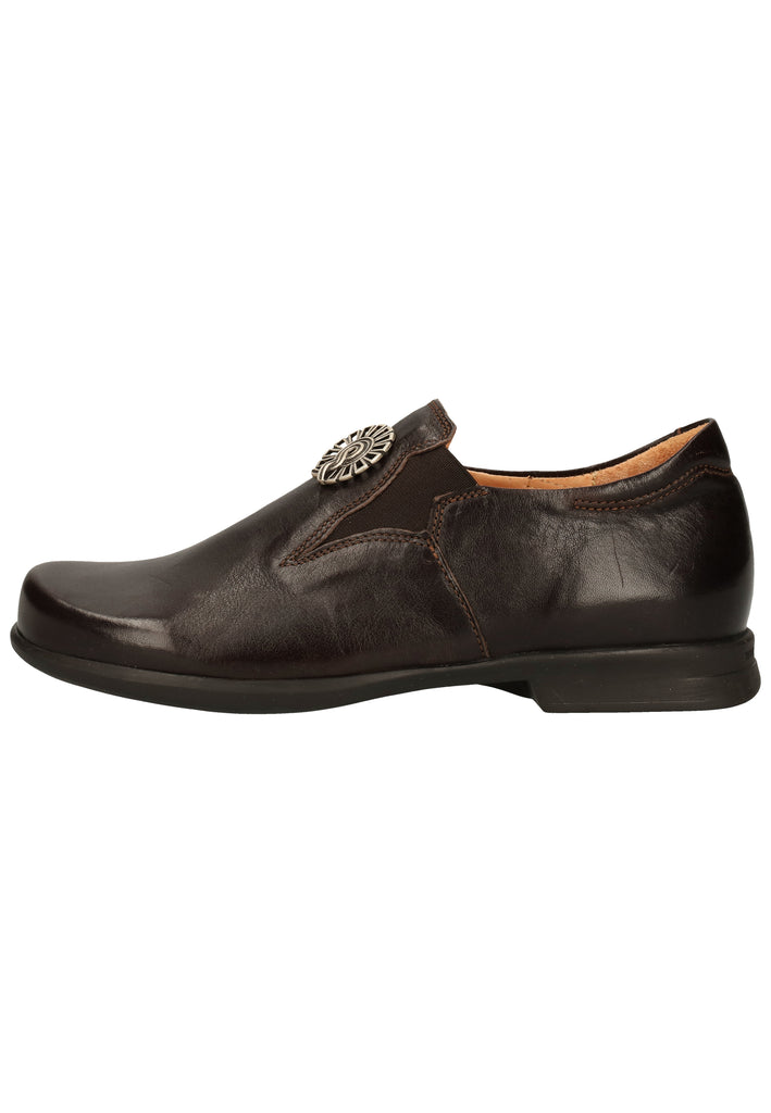 Think! Slipper Leder Espresso - surf4shoes