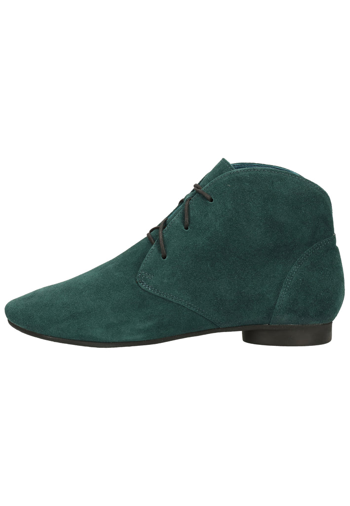 Think! Stiefelette Veloursleder Dunkelgrün - surf4shoes