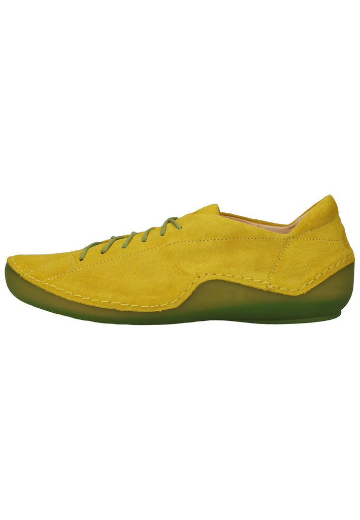 Think! Halbschuhe Veloursleder Gelb - surf4shoes