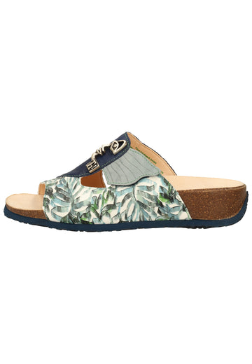 Think! Pantoletten Glattleder Jeans - surf4shoes