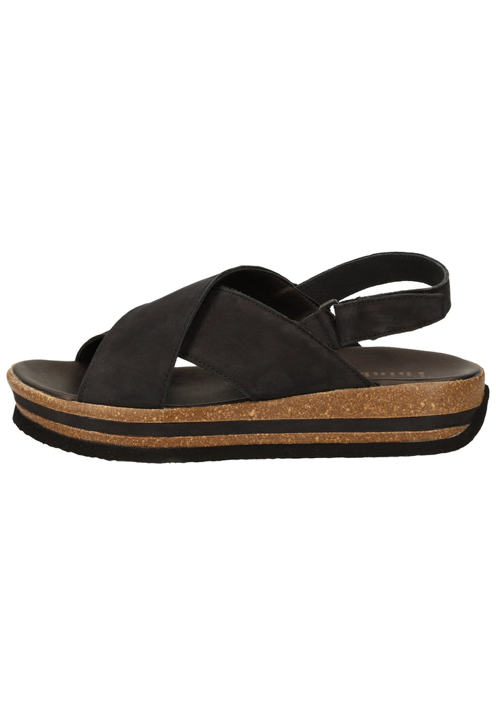 Think! Sandalen Nubukleder Schwarz - surf4shoes