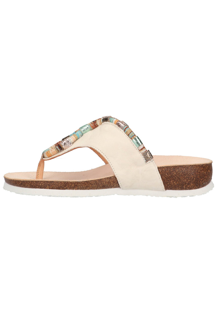 Think! Zehensteg Glattleder Ivory - surf4shoes