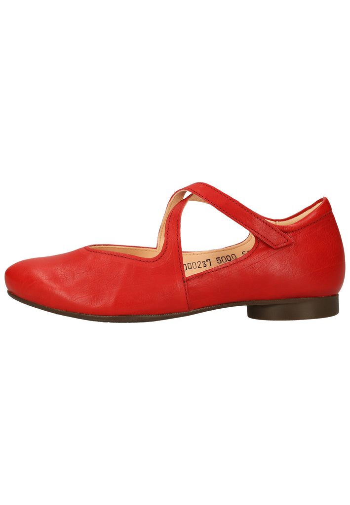 Think! Halbschuhe Glattleder Rot - surf4shoes