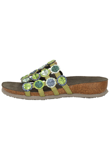 Think! Pantoletten Glattleder Apfel - surf4shoes