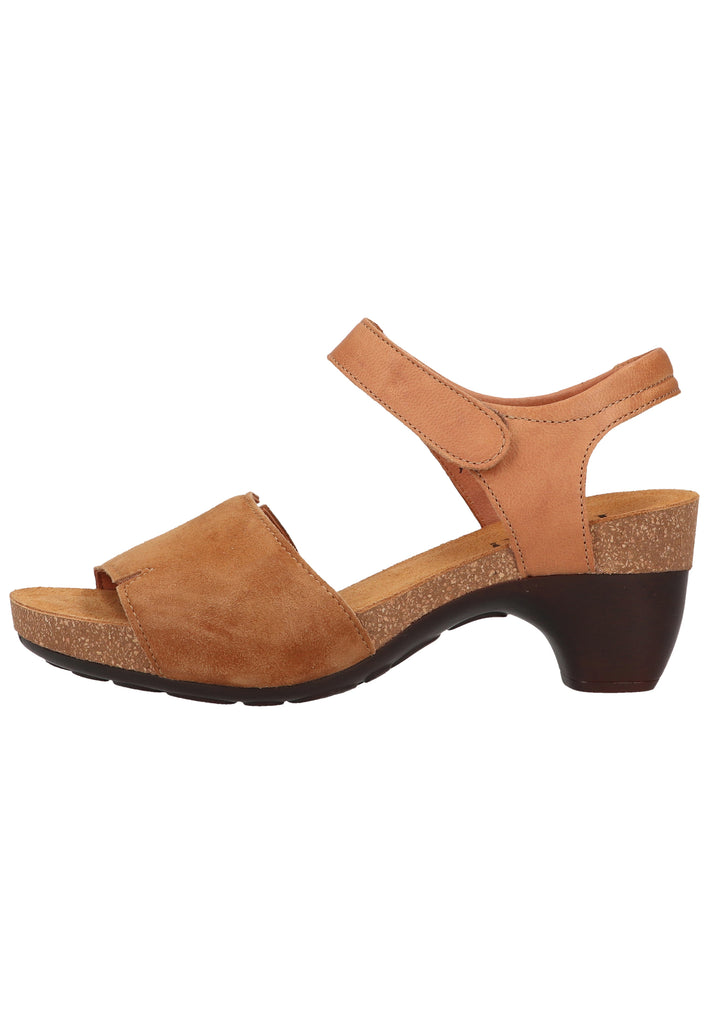Think! Sandalen Nubukleder Cognac - surf4shoes