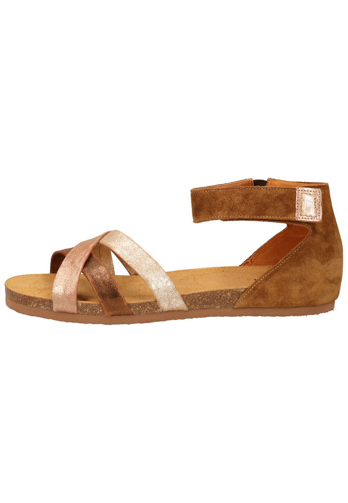 Think! Sandalen Nubukleder Braun - surf4shoes