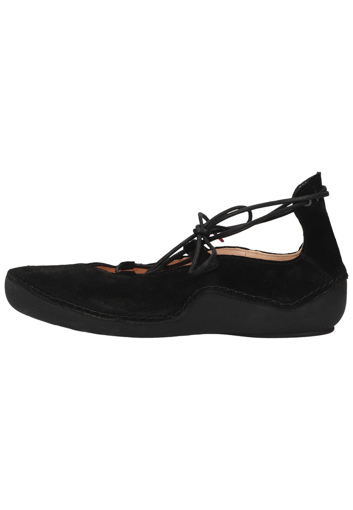 Think! Halbschuhe Veloursleder Schwarz - surf4shoes