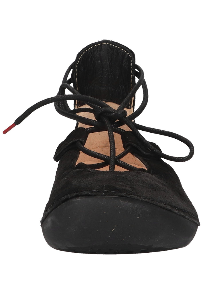 Think! Halbschuhe Veloursleder Schwarz - surf4shoes