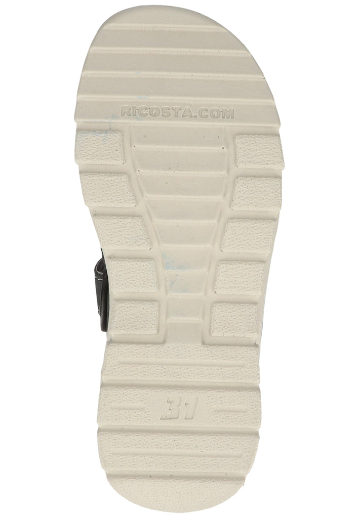 Ricosta Sandalen Lederimitat/Textil Grau - surf4shoes