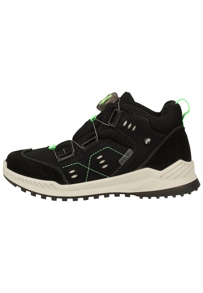 Ricosta Sneaker Leder/Synthetik Schwarz - surf4shoes