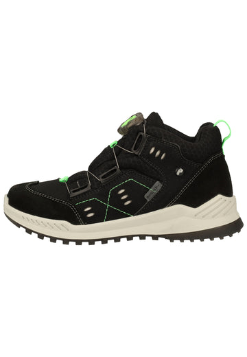 Ricosta Sneaker Leder/Synthetik Schwarz - surf4shoes