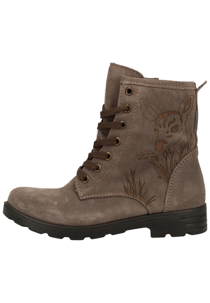 Ricosta Stiefelette Leder Hellgrau Warmfutter - surf4shoes