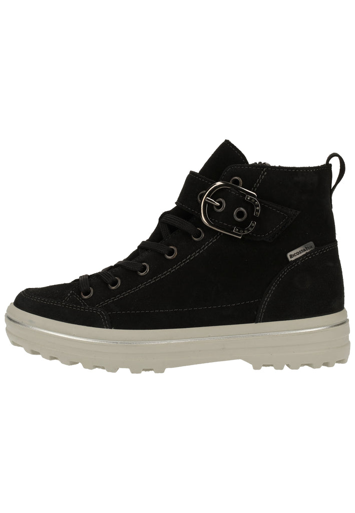 Ricosta Sneaker Leder Schwarz - surf4shoes