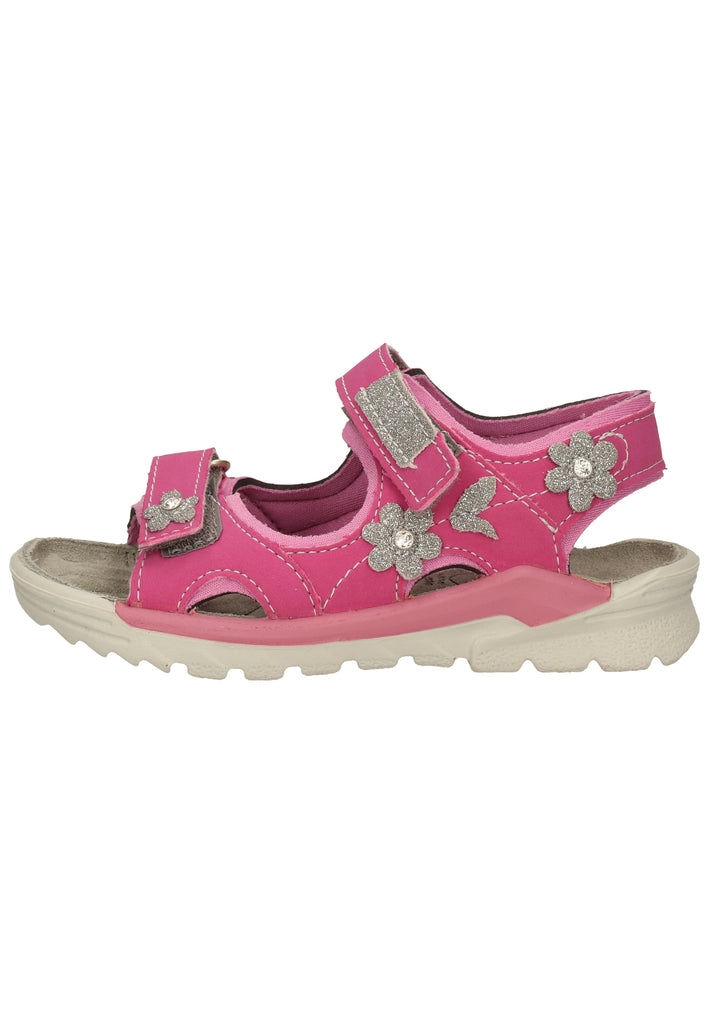 Ricosta Sandalen Lederimitat/Textil Pink - surf4shoes