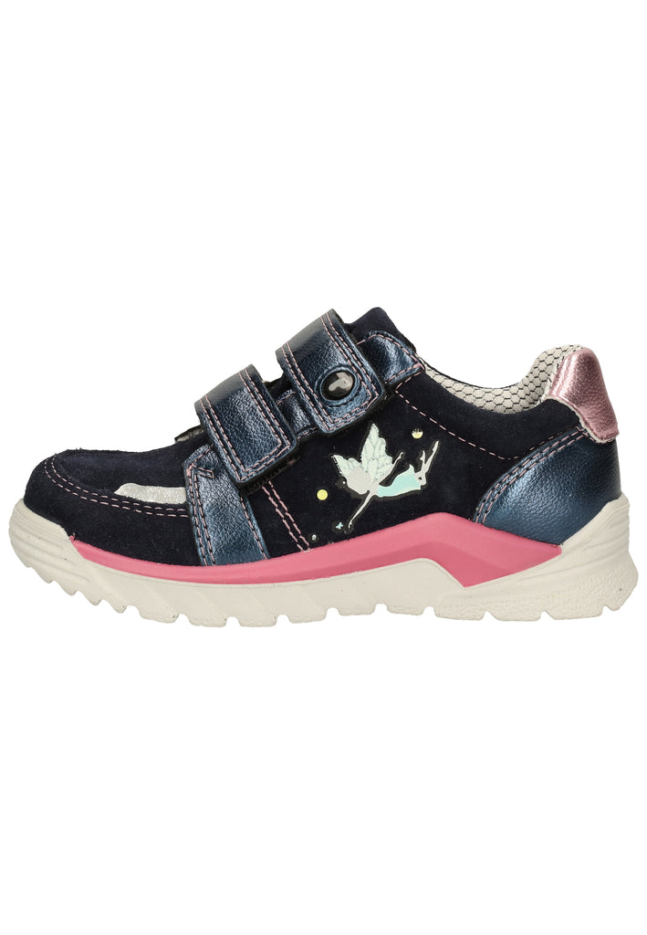 Ricosta Sneaker Leder/Synthetik Blau/Pink - surf4shoes