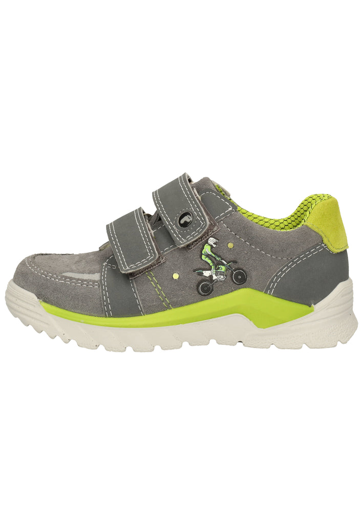 Ricosta Sneaker Leder/Synthetik Grau/Grün - surf4shoes