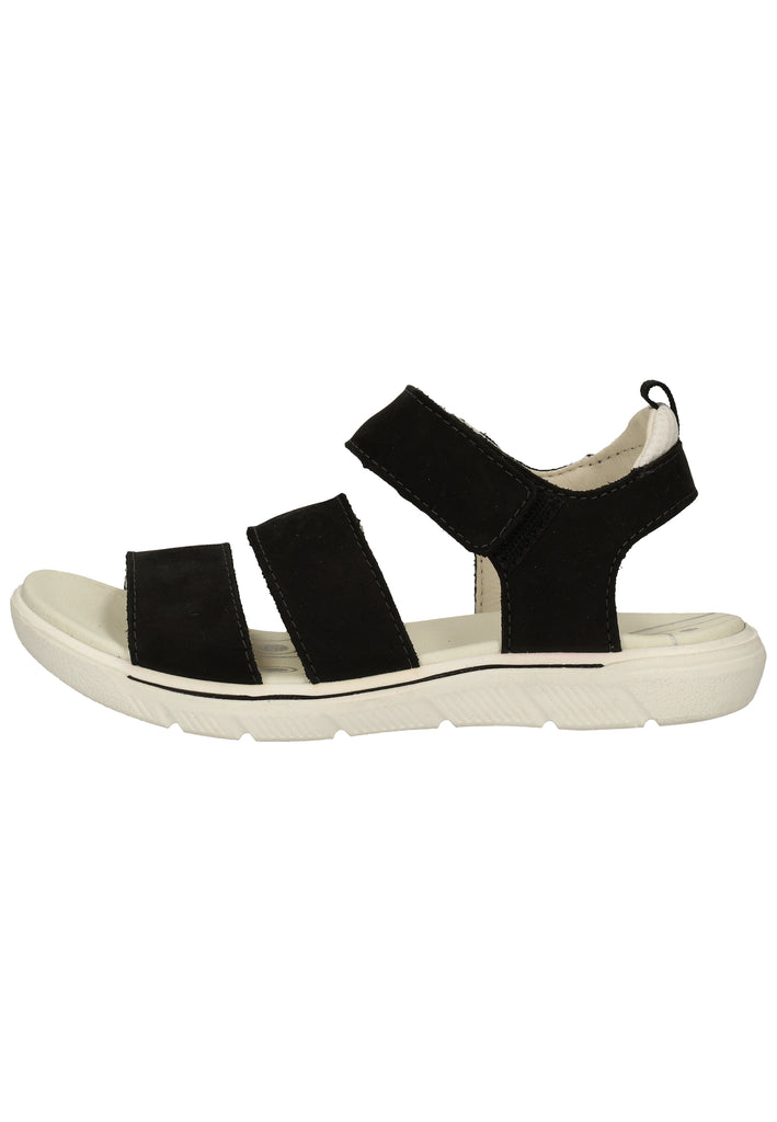 Ricosta Sandalen Leder/Synthetik Schwarz - surf4shoes