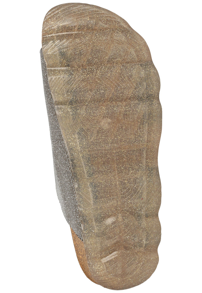 Rohde Pantoletten Lederimitat Gold - surf4shoes