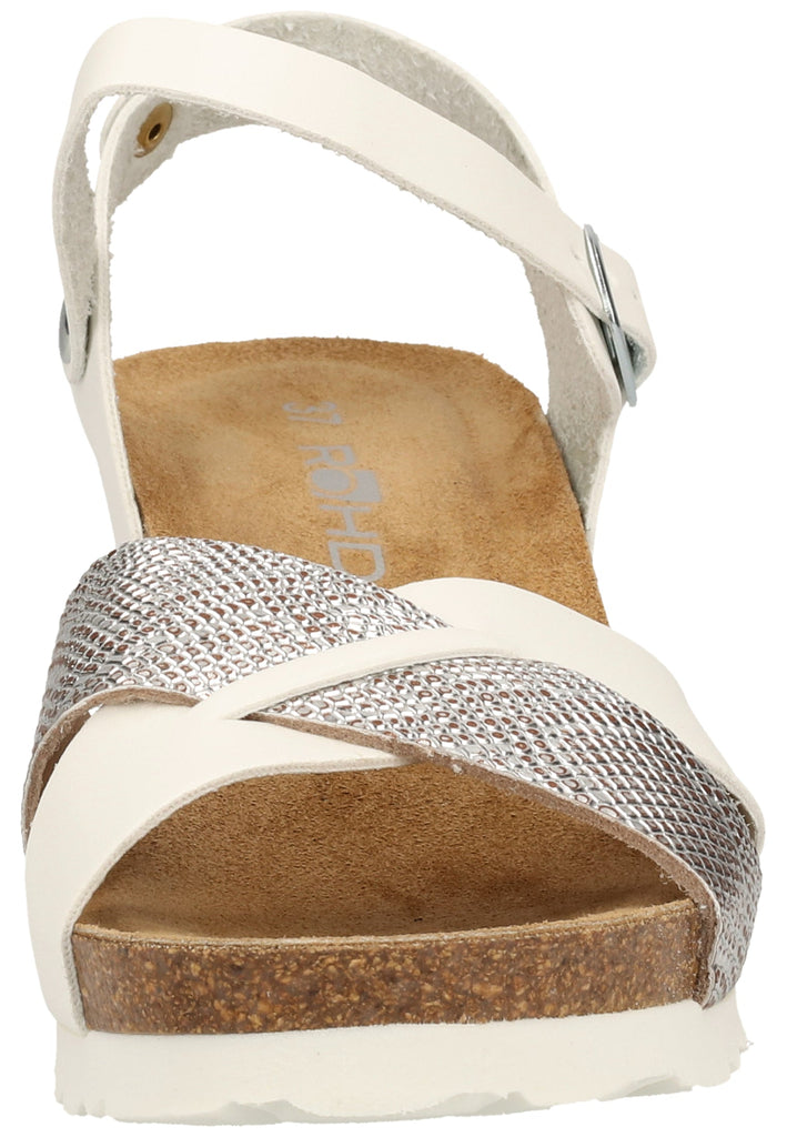 Rohde Sandalen Lederimitat Weiß - surf4shoes