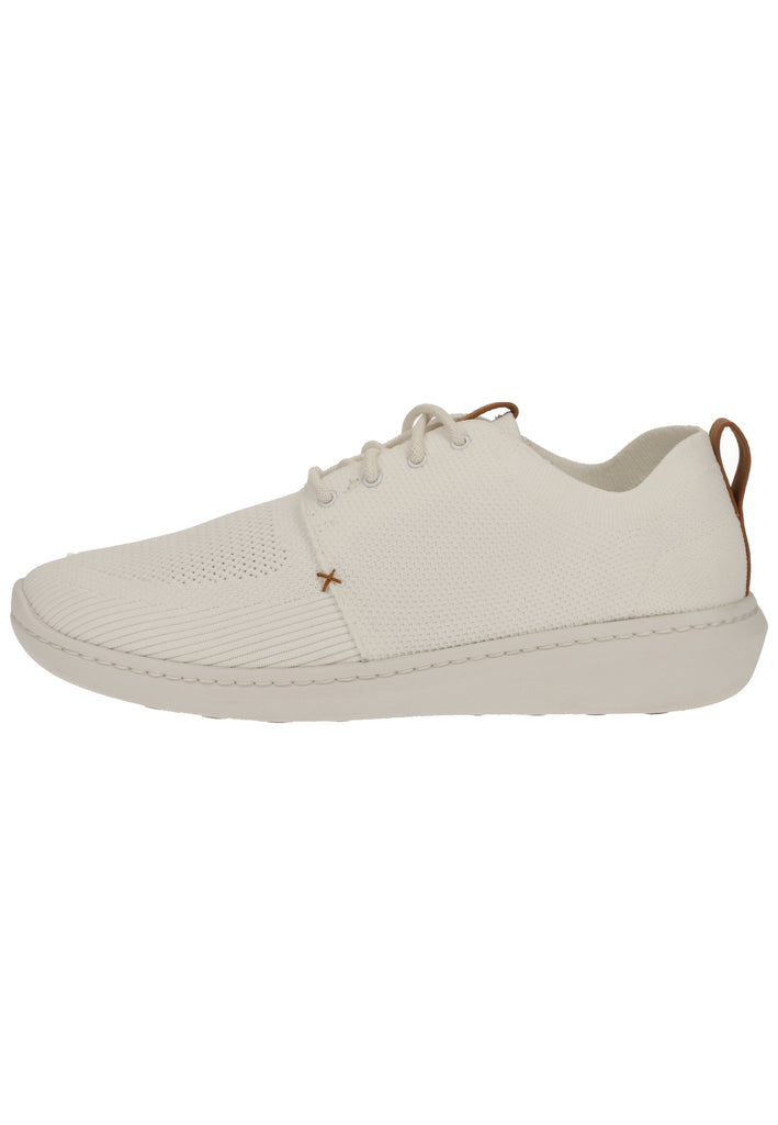 Clarks Sneaker Textil Weiß - surf4shoes