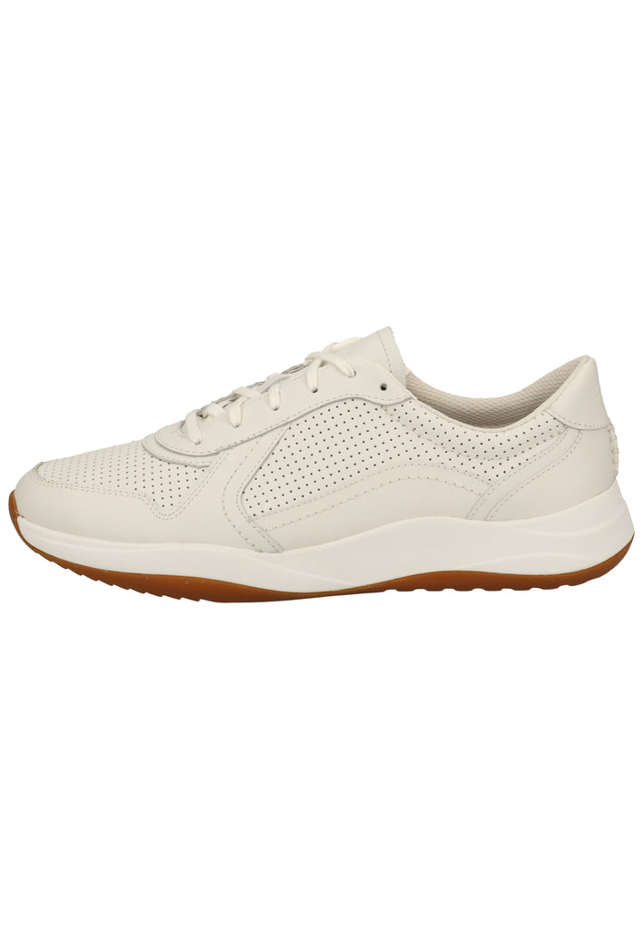 Clarks Sneaker Leder Weiß - surf4shoes