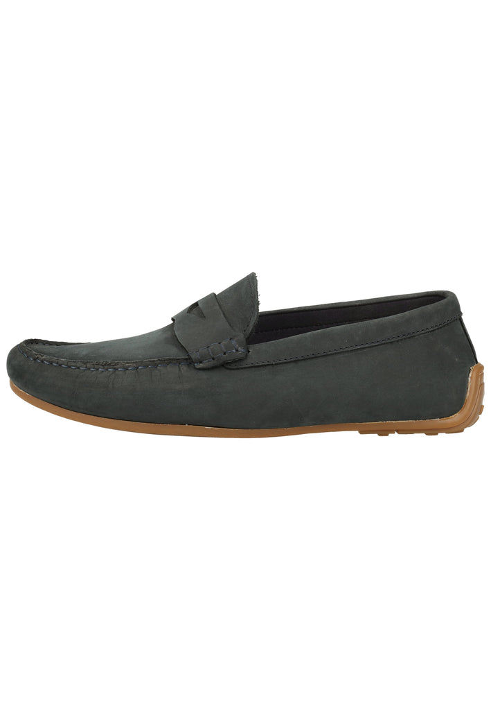 Clarks Slipper Nubukleder Navy - surf4shoes