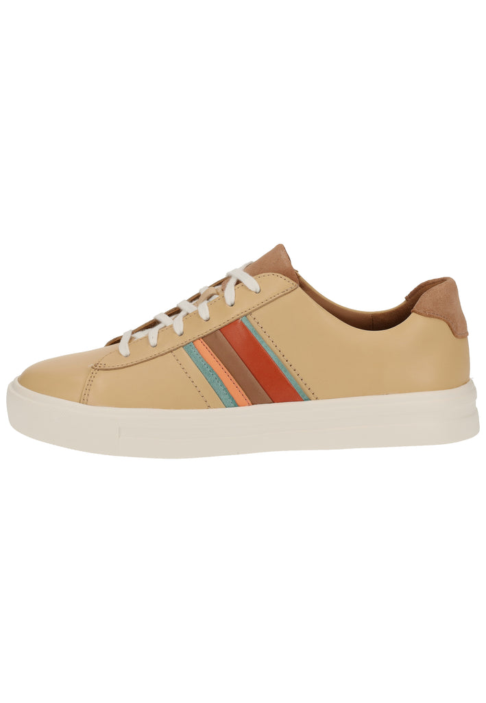 Clarks Sneaker Leder Tan - surf4shoes