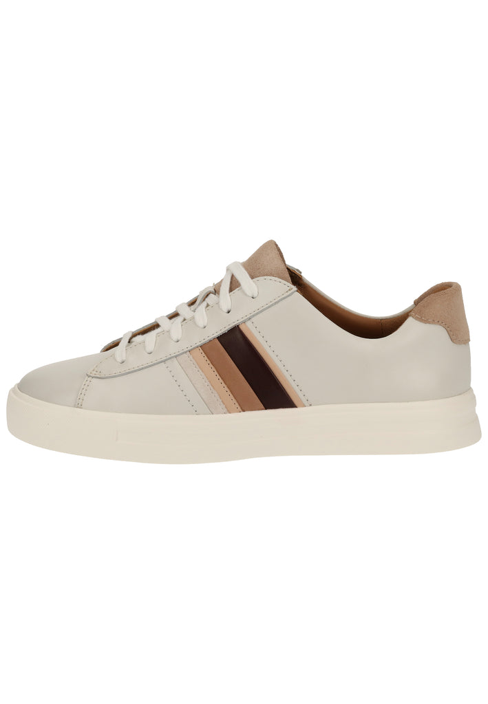 Clarks Sneaker Leder Weiß - surf4shoes