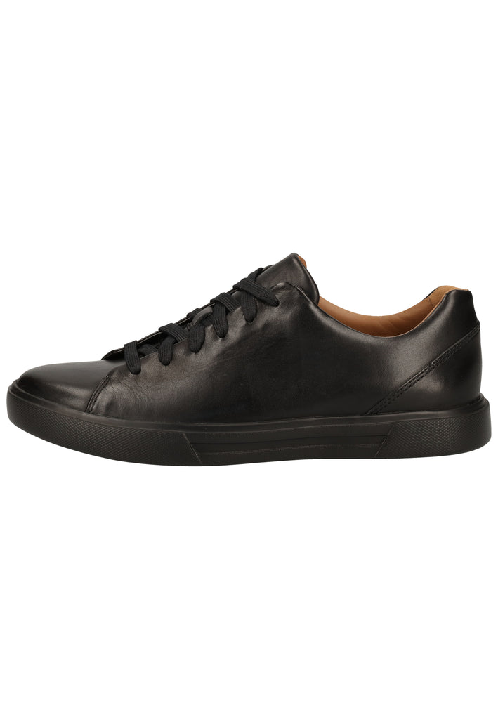 Clarks Sneaker Leder Schwarz - surf4shoes