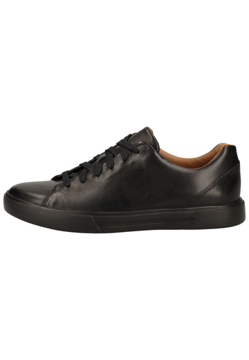 Clarks Sneaker Leder Schwarz - surf4shoes