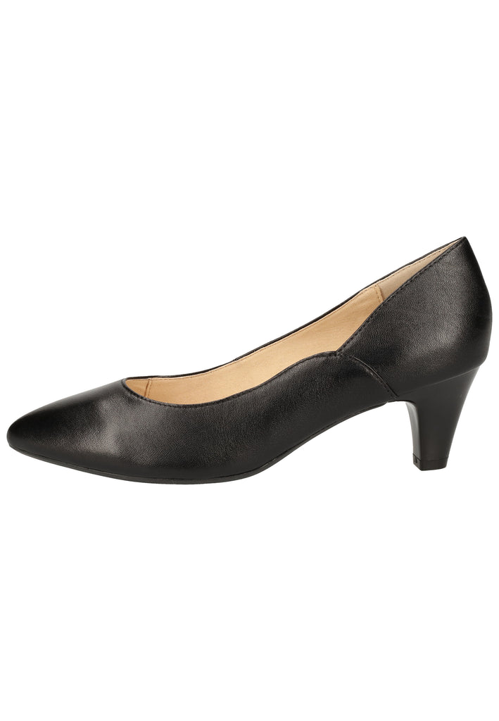 Caprice Pumps Leder Schwarz - surf4shoes