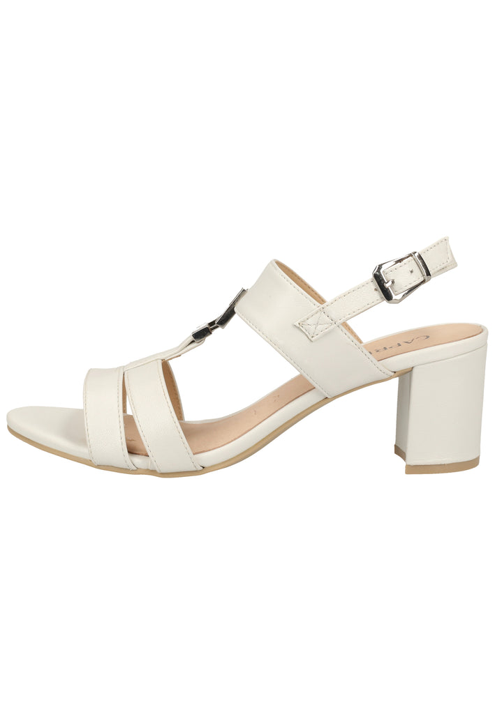 Caprice Sandalen Leder Weiß - surf4shoes